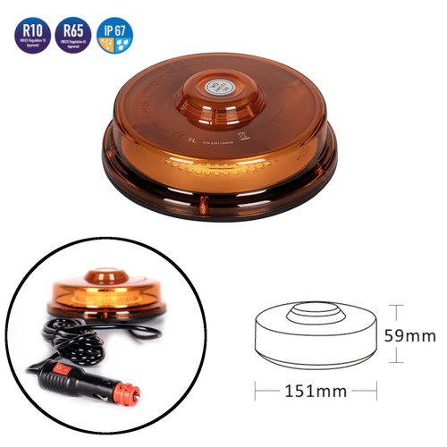 Rundumleuchte led mit - 48-led,