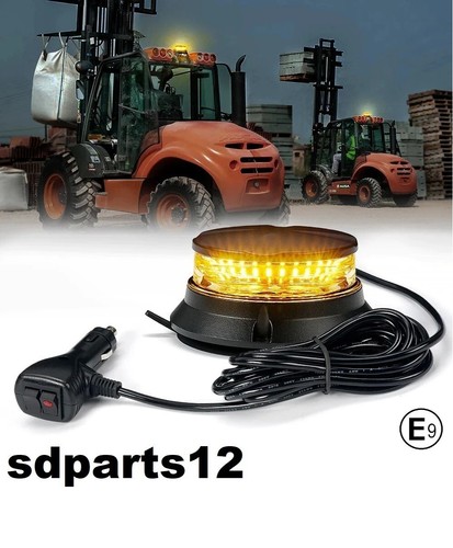 Led rundumleuchte magnet gelb - led,