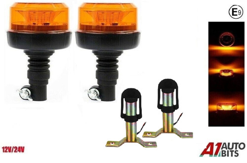 Led rund notfallleuchte - 2x,