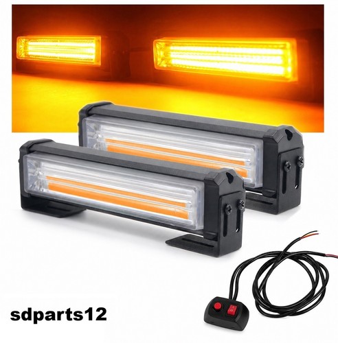Led frontblitzer orange 12v - led,