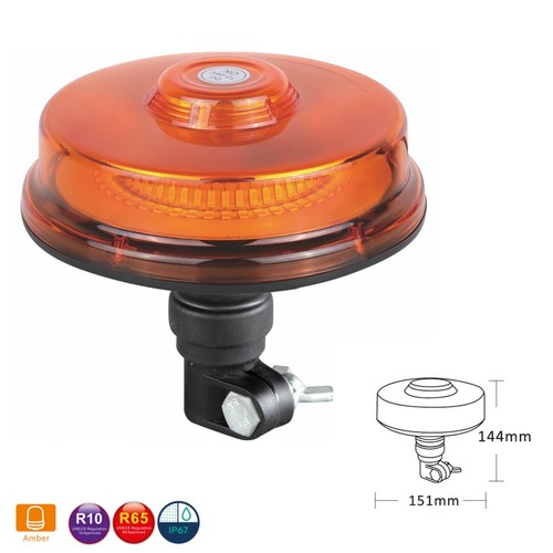 Rundumleuchte led 12v 24v - 48-led,