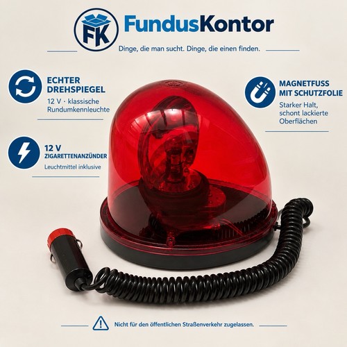 Rote rundumkennleuchte 12v - rundumkennleuchte,