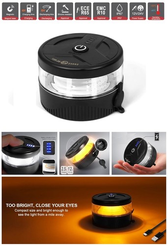 Magnetische led warnleuchte - magnetische,