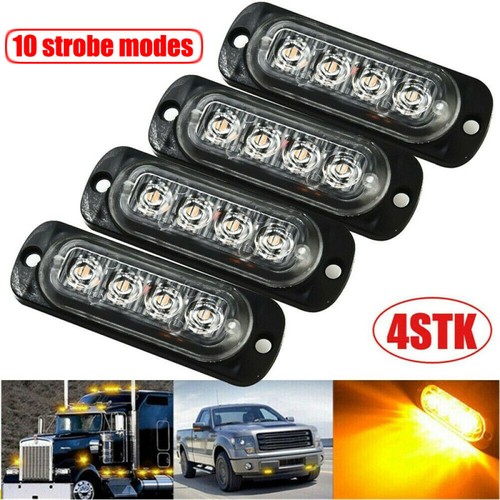 4stk led amber erholung - 4stk, 4